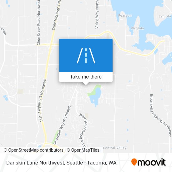 Mapa de Danskin Lane Northwest