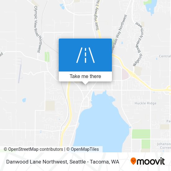 Mapa de Danwood Lane Northwest
