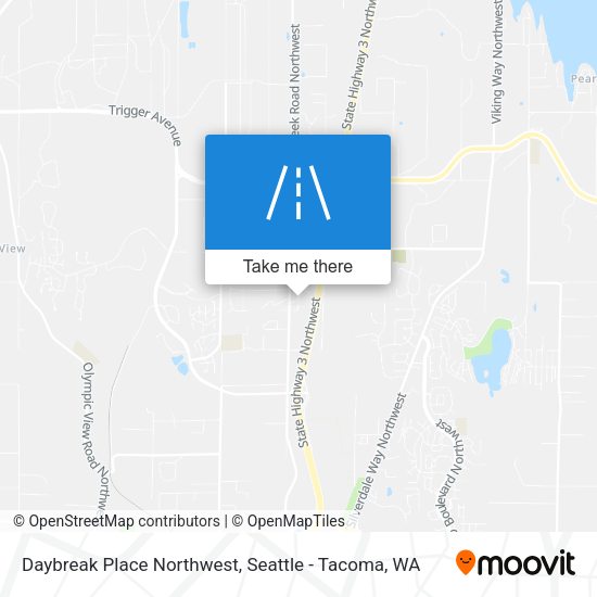 Mapa de Daybreak Place Northwest