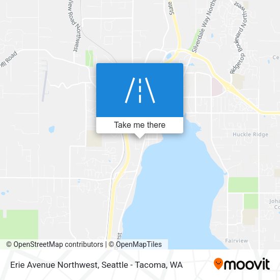 Mapa de Erie Avenue Northwest
