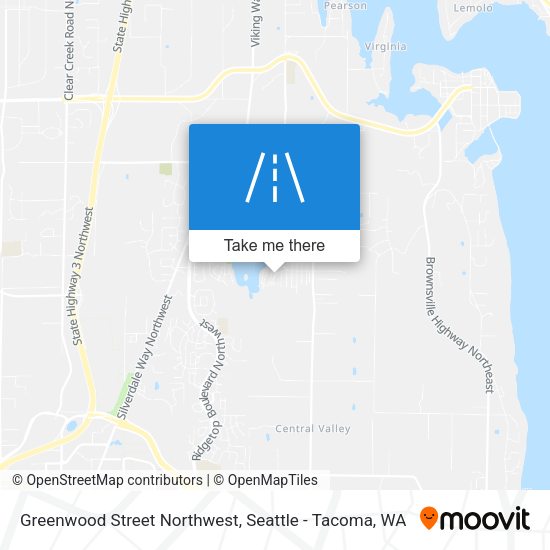 Mapa de Greenwood Street Northwest