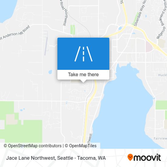 Jace Lane Northwest map