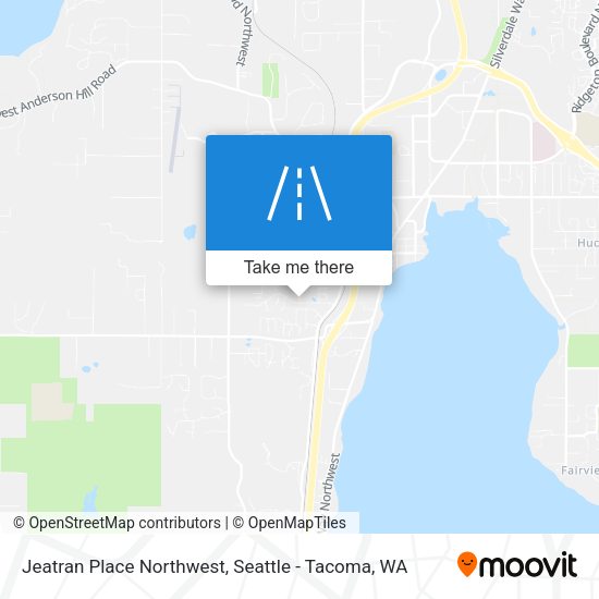 Jeatran Place Northwest map
