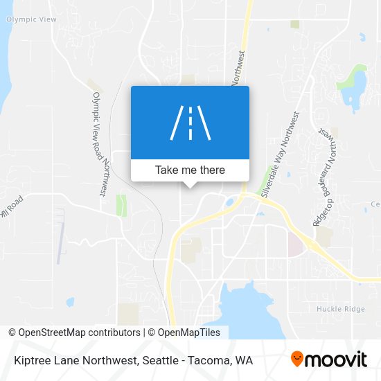 Mapa de Kiptree Lane Northwest