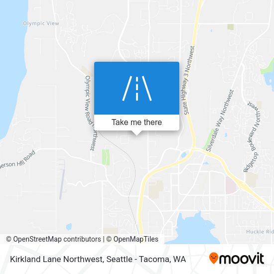 Mapa de Kirkland Lane Northwest