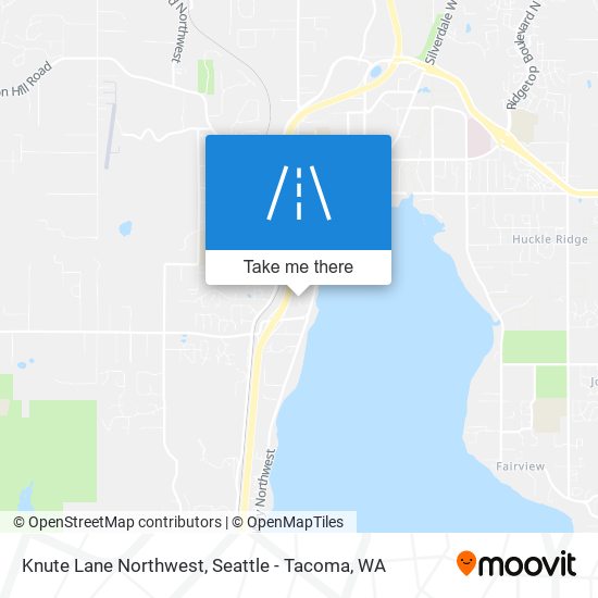 Mapa de Knute Lane Northwest