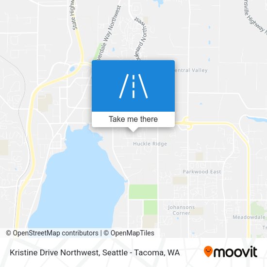 Kristine Drive Northwest map