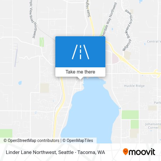 Linder Lane Northwest map