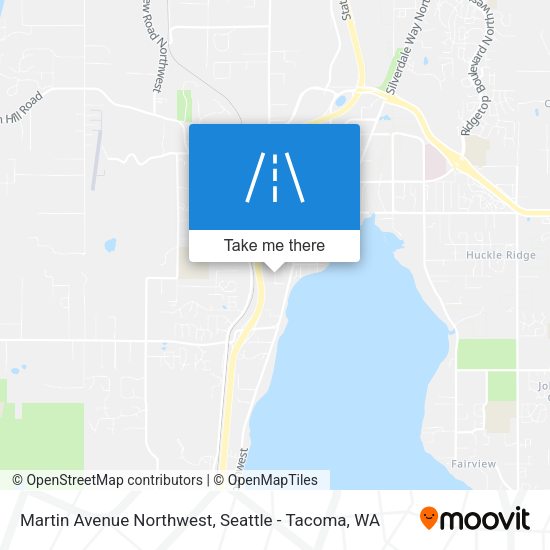 Mapa de Martin Avenue Northwest