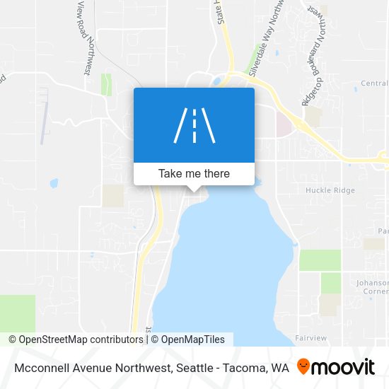 Mcconnell Avenue Northwest map