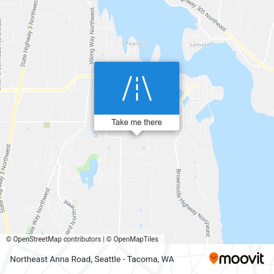 Northeast Anna Road map