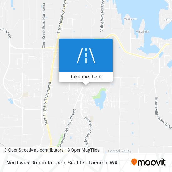 Northwest Amanda Loop map