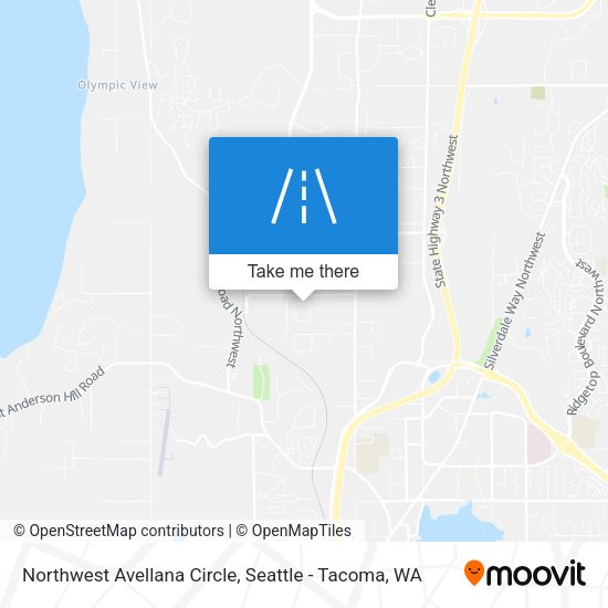 Mapa de Northwest Avellana Circle