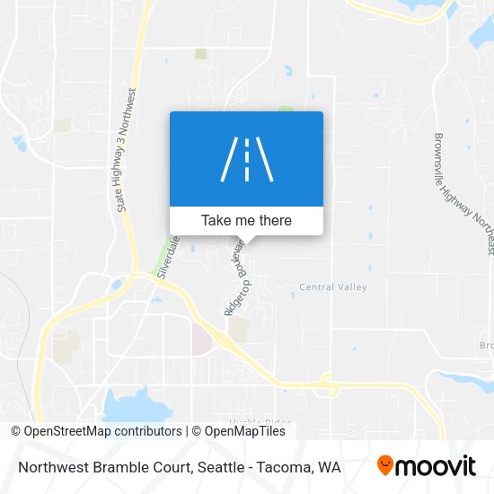 Northwest Bramble Court map