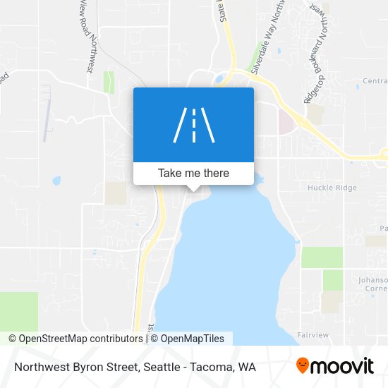 Northwest Byron Street map