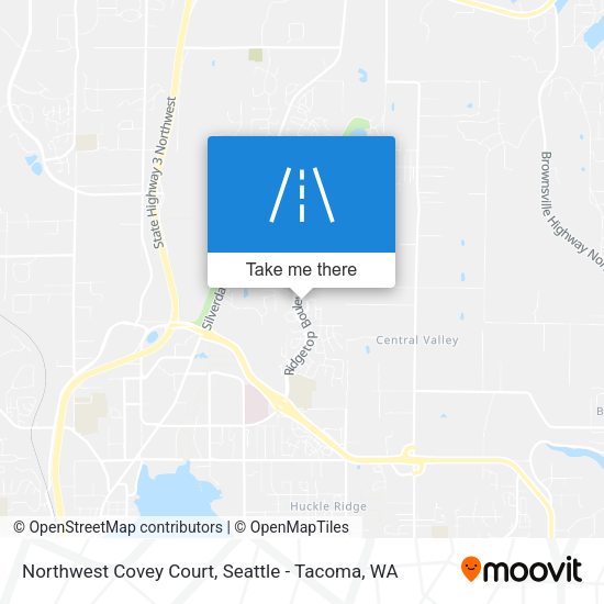 Northwest Covey Court map