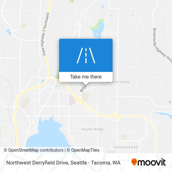 Northwest Derryfield Drive map