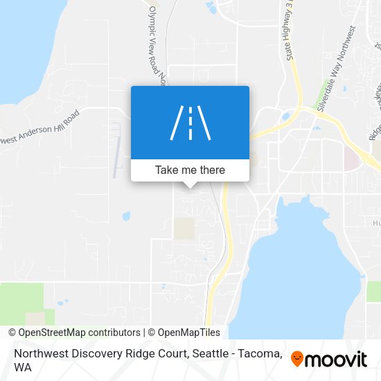 Mapa de Northwest Discovery Ridge Court