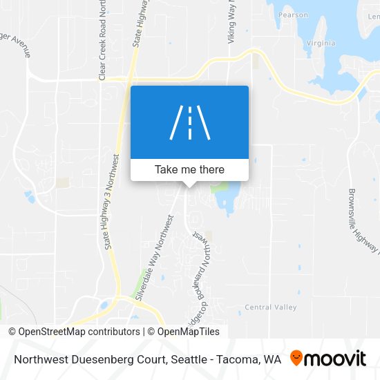 Mapa de Northwest Duesenberg Court
