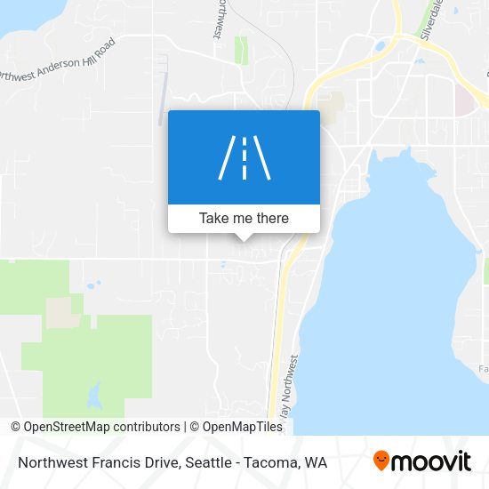 Northwest Francis Drive map