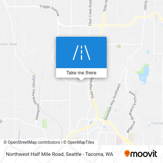 Mapa de Northwest Half Mile Road