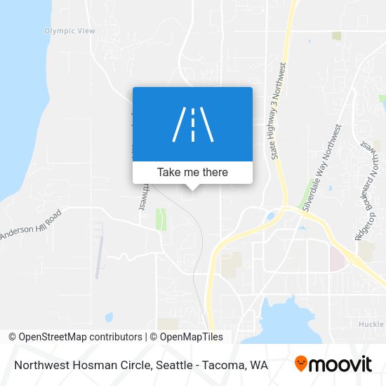 Northwest Hosman Circle map