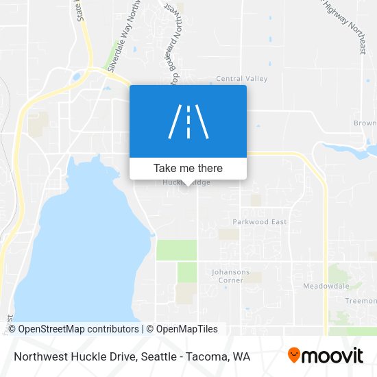 Northwest Huckle Drive map