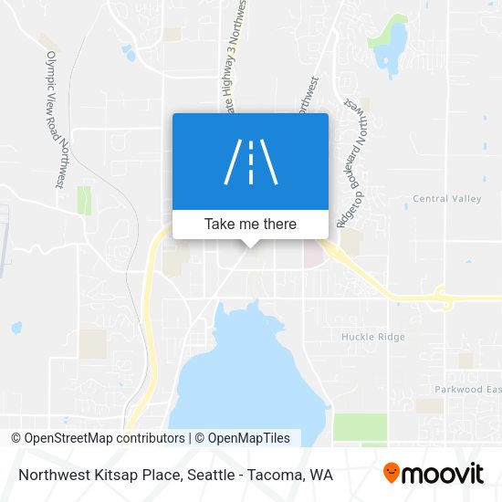 Mapa de Northwest Kitsap Place