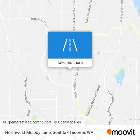 Mapa de Northwest Melody Lane