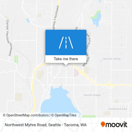 Mapa de Northwest Myhre Road