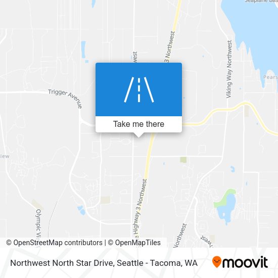 Northwest North Star Drive map