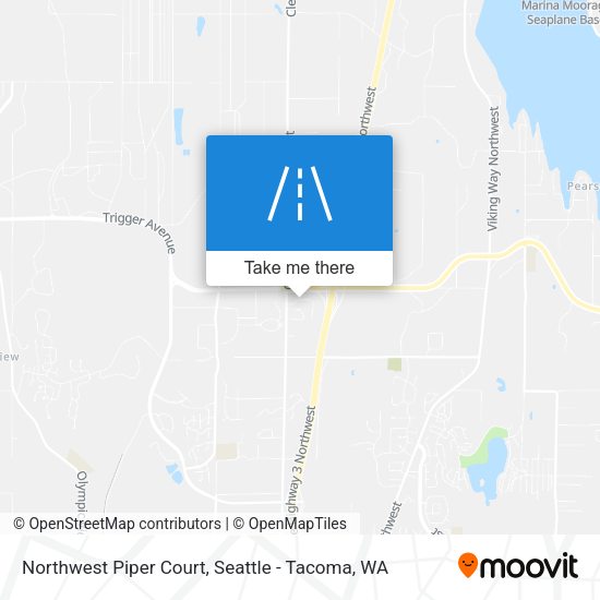 Northwest Piper Court map