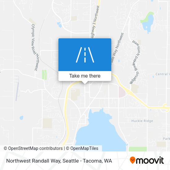 Northwest Randall Way map