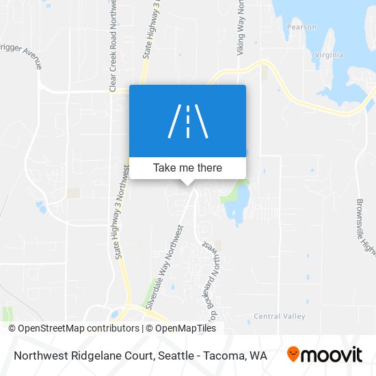 Northwest Ridgelane Court map