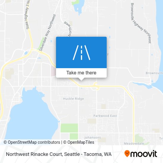 Northwest Rinacke Court map