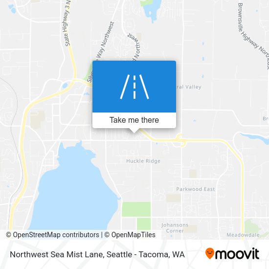 Northwest Sea Mist Lane map