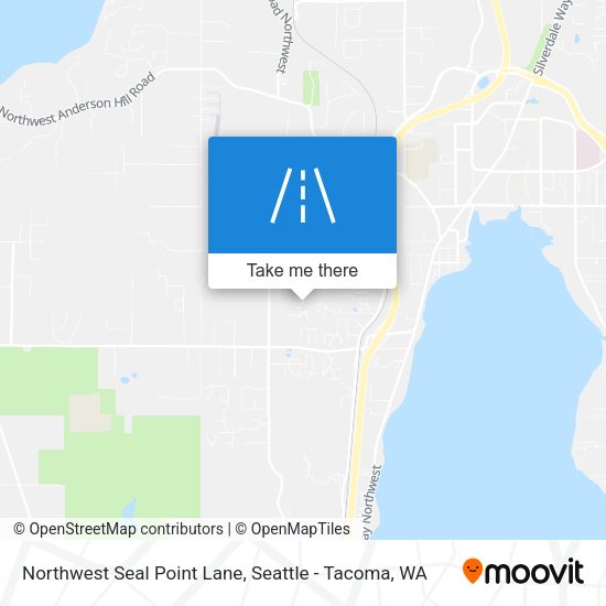 Northwest Seal Point Lane map