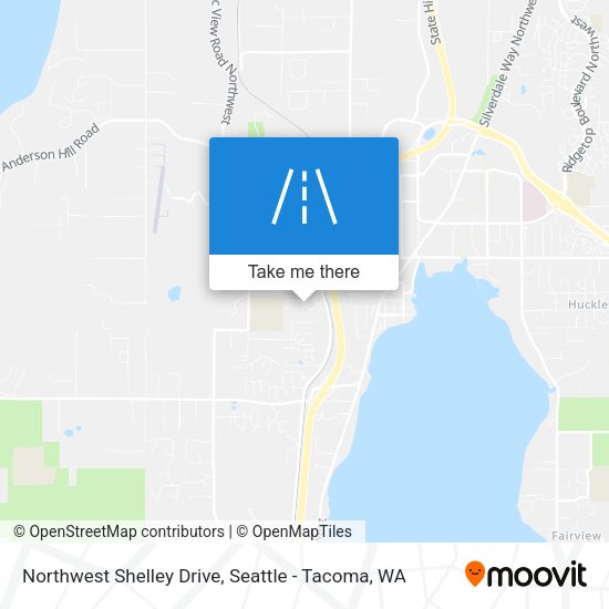 Northwest Shelley Drive map