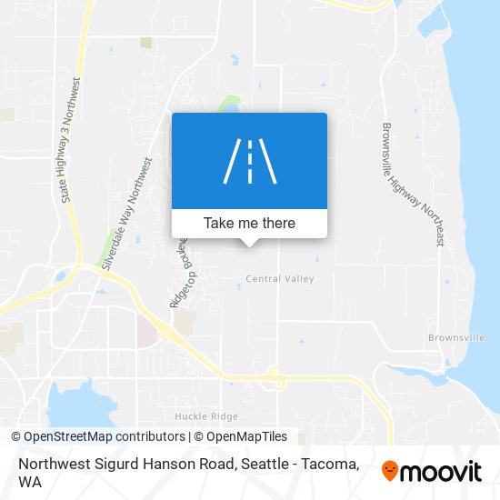 Mapa de Northwest Sigurd Hanson Road