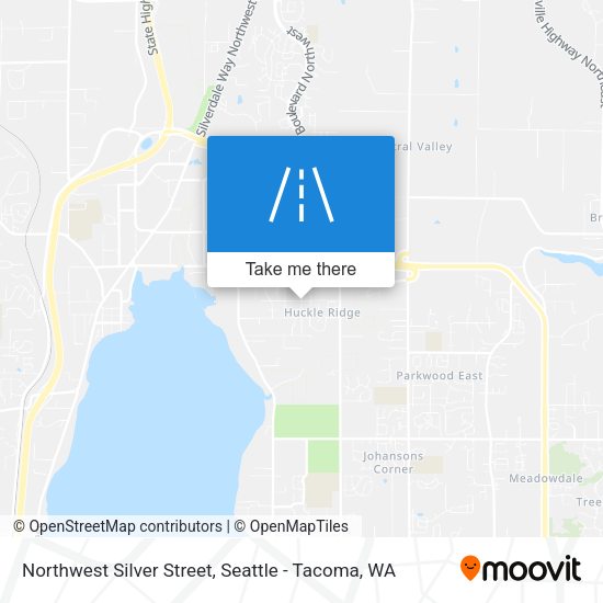 Northwest Silver Street map