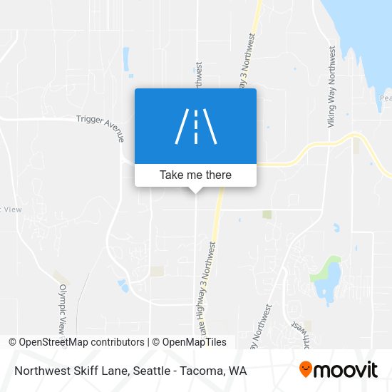 Northwest Skiff Lane map
