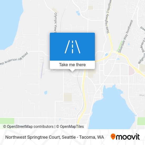 Mapa de Northwest Springtree Court