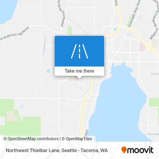 Northwest Thielbar Lane map