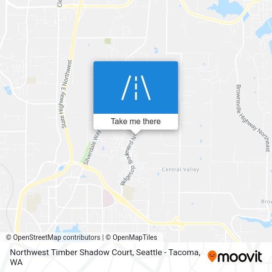 Mapa de Northwest Timber Shadow Court