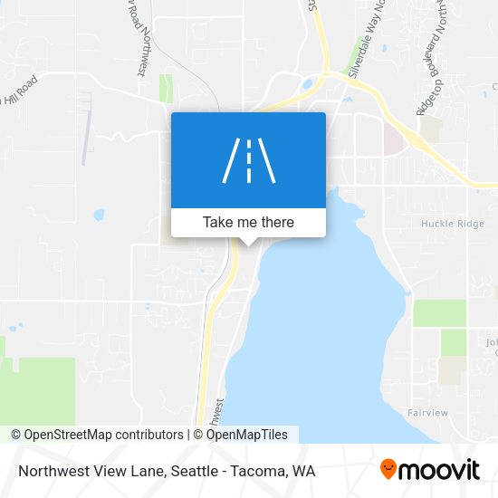 Mapa de Northwest View Lane