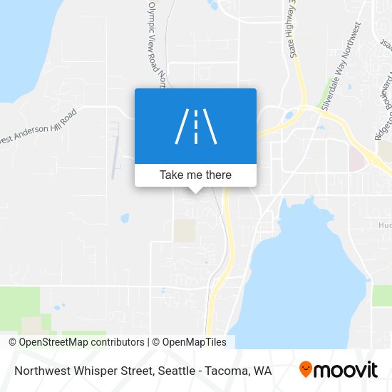 Mapa de Northwest Whisper Street
