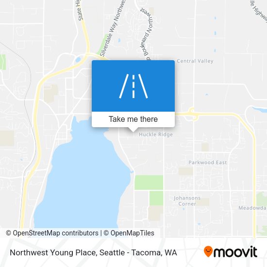 Northwest Young Place map