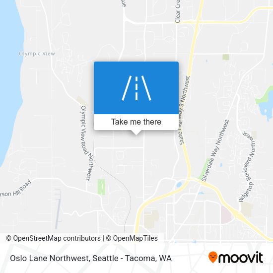 Oslo Lane Northwest map