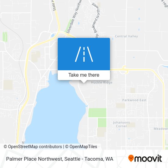 Mapa de Palmer Place Northwest