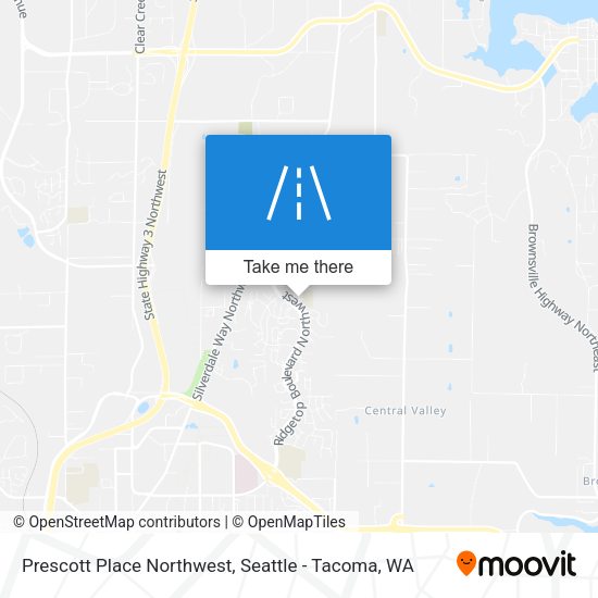 Prescott Place Northwest map